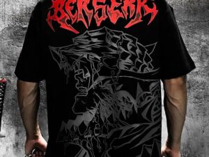 The Berserk Oversized Graphic Back Print T-Shirt